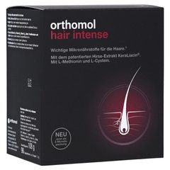 Orthomol Hair Intense, Ортомол для волос, 90 капсул