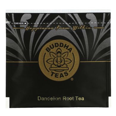 Buddha Teas, Органический травяной чай, корень одуванчика, 18 чайных пакетиков, 0,83 унции (24 г) купить в Киеве и Украине