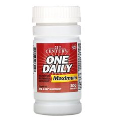Полівітаміни і мультимінерали 21st Century (One Daily maximum) 100 таблеток