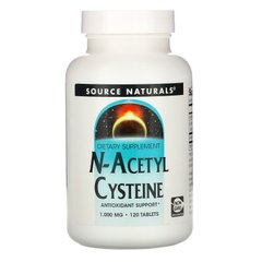 N-ацетилцистеїн Source Naturals (NAC) 1000 мг 120 таблеток