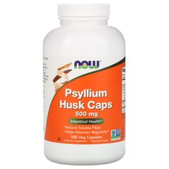 Лушпиння подорожника Now Foods (Psyllium Husk) 500 мг 500 рослинних капсул