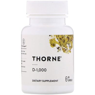 Витамин Д3 Thorne Research (Vitamin D3) 1000 МЕ 90 капсул купить в Киеве и Украине
