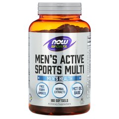 Мультивітаміни для чоловіків Now Foods (Men's Extreme MultiSports) 180 капсул
