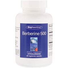 Берберин Allergy Research Group (Berberine) 500 мг 60 капсул