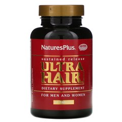 Харчова добавка «Ультра волосся», для чоловіків і жінок, Nature's Plus, 90 таблеток