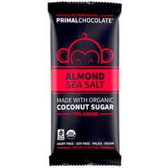 PrimalChocolate, Мигдаль і морська соль72% какао, Eating Evolved, 2,5 унції (71 г)