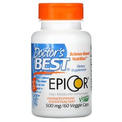 Захист Імунітету Епікор Doctor's Best (Epicor) 500 мг 60 капсул