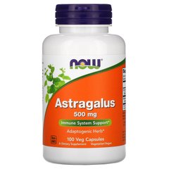 Астрагал Now Foods (Astragalus) 500 мг 100 капсул