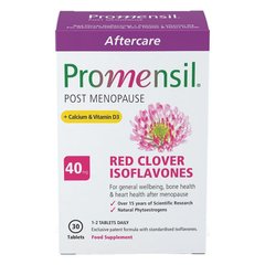 Підтримка після менопаузи Променсил із кальцієм і вітаміном Д3 Пост Менопауза Promensil (Post Menopause) 40 мг 30 таблеток