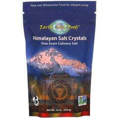 Гімалайський сіль дрібнозернисті кристали Earth Circle Organics (Himalayan Salt) 454 г