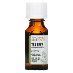 Ефірна олія чайного дерева, Aura Cacia, 5 рідких унцій (15 мл)