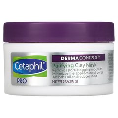 Cetaphil, Pro Derma Control, маска, що очищає, з глини, 3 унції (85 г)