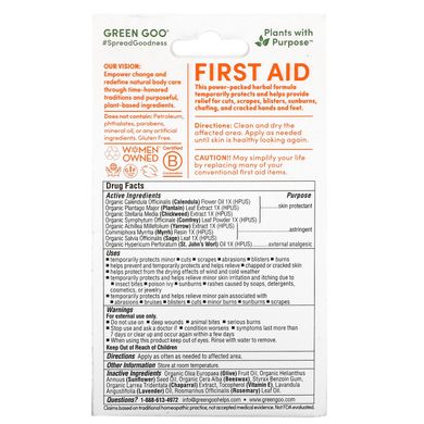 Бальзам для первой помощи, First Aid Salve, Green Goo, 51,7 г купить в Киеве и Украине