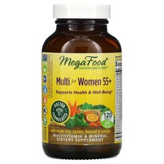 Мультивітамін для жінок від, MegaFood, 55 років, 120 таблеток