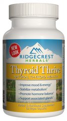 Комплекс для поддержки щитовидной железы, Thyroid Thrive, RidgeCrest Herbals, 60 гелевых капсул купить в Киеве и Украине