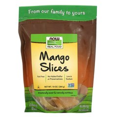 Сушений манго Now Foods (Mango Slices) 284 г