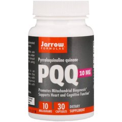 PQQ, пірролохінолінхінон, метоксантін, Jarrow Formulas, 10 мг, 30 капсул