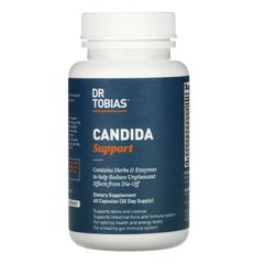 Підтримка травлення з кандидою, Candida Support, Dr. Tobias, 60 капсул
