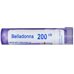 Белладонна 200CK, Boiron, Single Remedies, прибл. 80 гранул купить в Киеве и Украине
