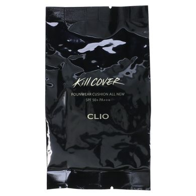 Clio, Kill Cover, Founwear Cushion All New, SPF 50+, PA +++, 04 имбирь, 2 подушки, 0,52 (15 г) каждая купить в Киеве и Украине