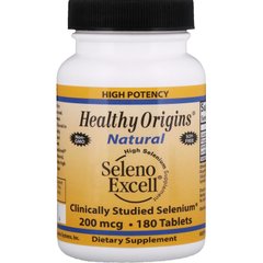 Селен з мінералами Healthy Origins (Seleno Excell) 200 мкг 180 таблеток