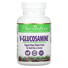 V-глюкозамін Paradise Herbs (V-Glucosamine) 750 мг 120 капсул