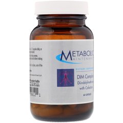 Комплекс DIM, Дііндолілметан з коферментами, Metabolic Maintenance, 60 капсул