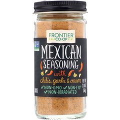 Мексиканська приправа з часником цибулею та чилі Frontier Natural Products (Mexican Seasoning With Chilis Garlic & Onion) 56 г