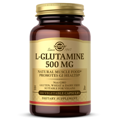 Глютамін Solgar L-Glutamine 500 мг 100 капсул