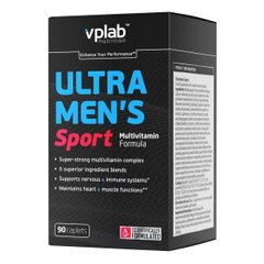 Ультра чоловічий спортивний полівітамін VPLab (Ultra Men's Sport Multivitamin) 90 капсул