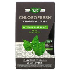 Chlorofresh, краплі з хлорофілом, з м'ятним смаком, Nature's Way, 2 р унц (59 мл)