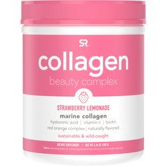 Морський колаген косметичний смак полуничний лимонад Sports Research (Collagen Beauty Complex) 180 г
