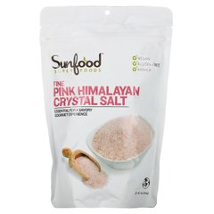 Вишукана гімалайська кристалічна сіль, Sunfood, 1 фунт (454 г)