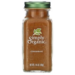 Кориця, Simply Organic, 2,45 унції (69 г)