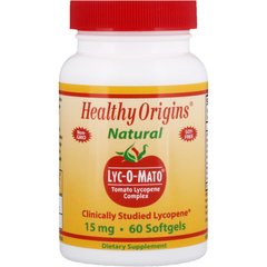 Лікопін Healthy Origins (Tomato Lycopene) 15 мг 60 капсул