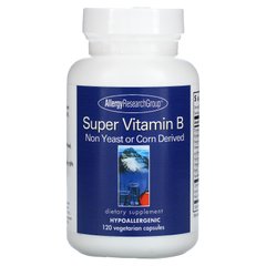 Комплекс супер вітаміну B, Super Vitamin B Complex, Allergy Research Group, 120 рослинних капсул