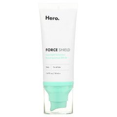 Hero Cosmetics, Force Shield, надлегкий сонцезахисний засіб, SPF 30, 1,69 рідких унцій (50 мл)