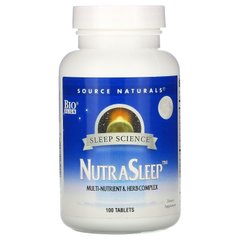 Заспокійливий комплекс Source Naturals (NutraSleep) 100 таблеток