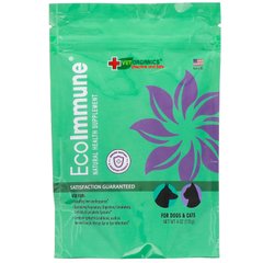 EcoImmune, Натуральна оздоровлююча харчова добавка, формула для підтримки і покращення імунітету, Для собак і кішок, Vet Organics, 4 унц (113 г)