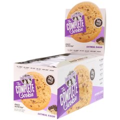 Complete Cookie, вівсяні пластівці з родзинками, Lenny, Larry's, 12 печива, 4 унції (113 гр)