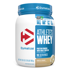 Молочна сироватка, ванільний шейк, Athlete's Whey, Dymatize Nutrition, 792 г