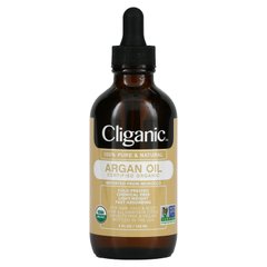 Cliganic, 100% чиста та натуральна арганова олія, 120 мл (4 рідк. унції)