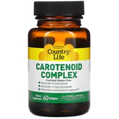 Каротиноїдний комплекс Country Life (Carotenoid Complex) 60 капсул