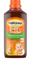 Мультивітаміни для малюків сироп Haliborange (Baby and Toddler Multivitamin Liquid) 250 мл