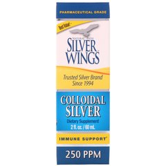Колоїдне срібло, Natural Path Silver Wings, 250 частин на мільйон, 2 рідких унції (60 мл)