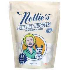 Порційні пакетики для прання білизни, (Laundry Nuggets), Nellie's All-Natural, 36 пакетиків, 500 г