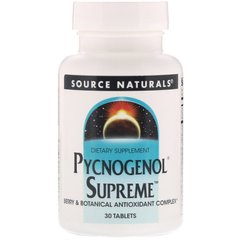 Пікногенол максимальний Source Naturals (Pycnogenol Supreme) 30 таблеток