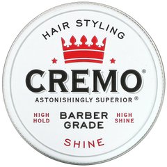 Cremo, Помада для укладання волосся преміум-класу, блиск, 4 унції (113 г)