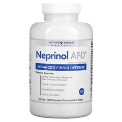 Neprinol AFD, захист організму від шкідливого впливу фібрину, Arthur Andrew Medical, 500 мг, 300 капсул