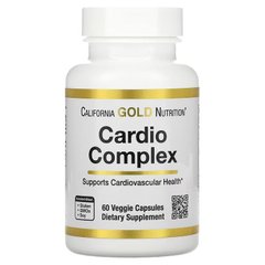 Комплекс для здоров'я серця California Gold Nutrition (Cardio Complex) 60 вегетаріанських капсул
